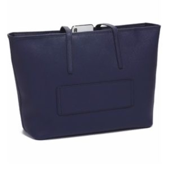 NWT Tumi Navy Blue Everyday Leather Tote- SOLD OUT IN STORES - Picture 7 of 8